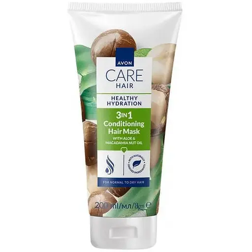 Маска для волосся Avon Розкішне зволоження 3 в 1 200 мл (84946822) - фото 1