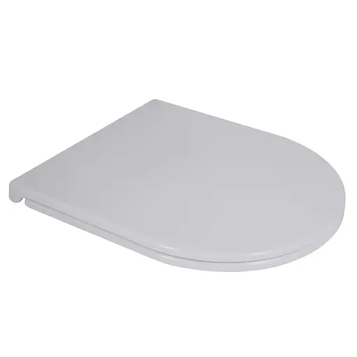 Сиденье для унитаза Mixxus Premium Seat Cover Ellipse-Wave-2001 с микролифтом 428х361х50 мм MP6610, Белый - фото 1