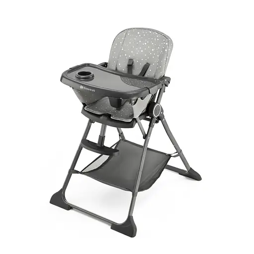 Стільчик для годування Kinderkraft Foldee Grey (4437)