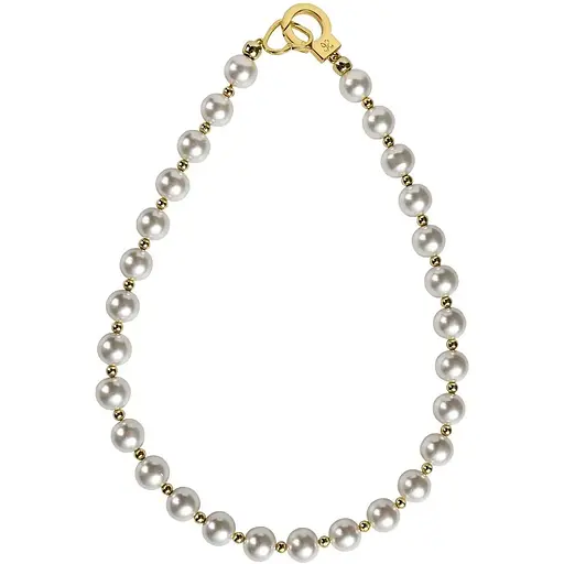 Жемчужный ошейник с поводком Lockink Pearl Collar & Leash Set - фото 3