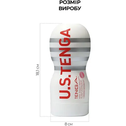 Мастурбатор Tenga US Deep Throat (Original Vacuum) Cup Gentle - фото 2