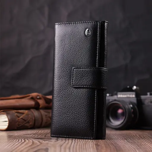 Кожаный женский кошелек ST Leather 18.7х9х3 см acs0028477 - фото 7