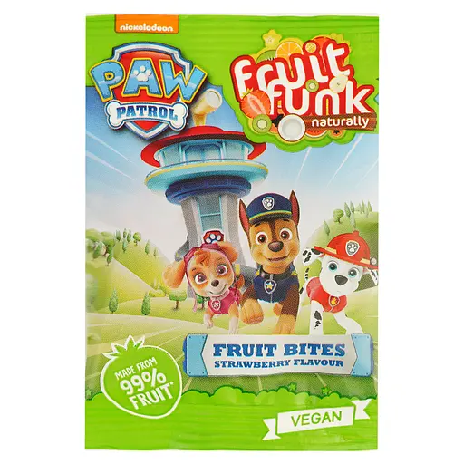 Жевательные конфеты Fruit Funk Paw Patrol Strawberry Flakes 16 г