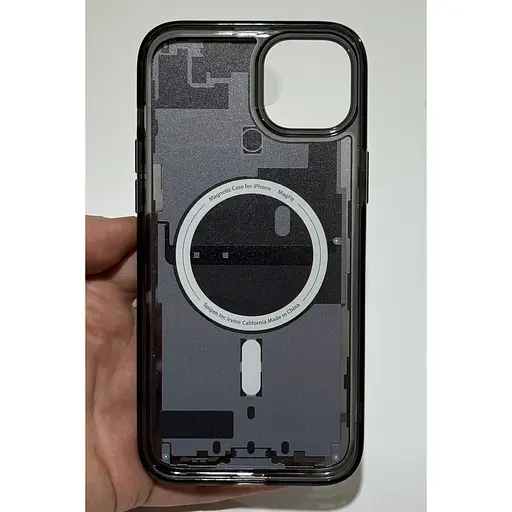 Чохол оригінальний протиударний Spigen Ultra Hybrid Crystal MagSafe для iPhone 14 Plus/15 Plus Zero One ACS06664 - фото 4