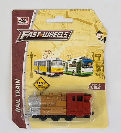 Поезд металлопластик 6598 Play Smart, на листе (6988600360202) - фото 1