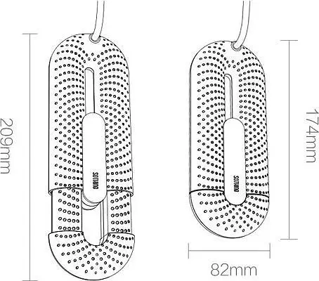 Сушилка для обуви Sothing Stretchable Shoe Dryer DSHJ-S-2111 With Timer White [79350] - фото 8