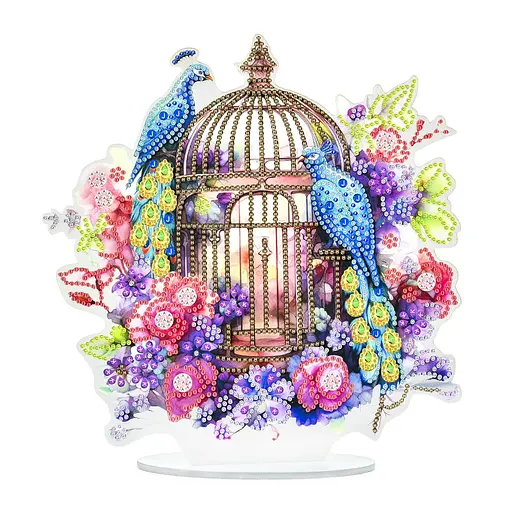 Алмазна мозаїка Strateg ПРЕМІУМ Золота карта на підставці розміром 25х25 см (YKLZ15227) - фото 1