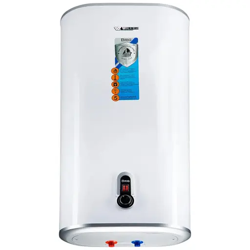 Водонагреватель Willer Brig, 2 кВт, сухой ТЭН, 80 л, прямоугольный, вертикальный, белый (IV80DR) - фото 1