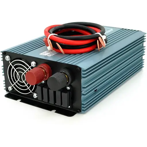 Інвертор напруги Mexxsun MXS-1000, 12V/220V, 1000W з модифікованою синусоїдою, 1 Shuko, 1 USB, клемні дроти, Q6 - фото 2
