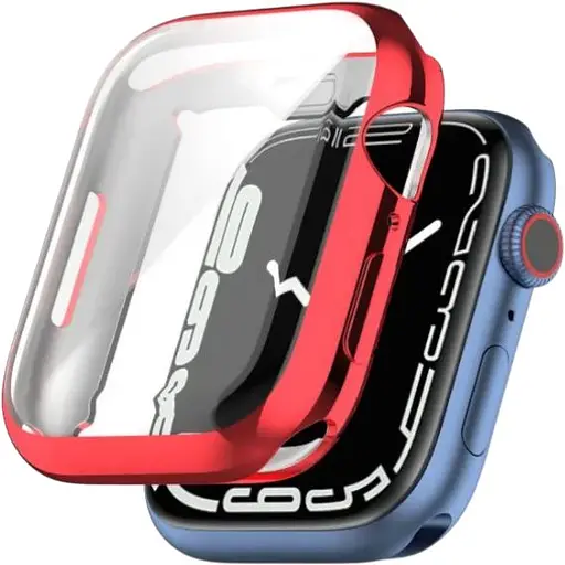 Чохол накладка DK Silicone Face Case для Apple Watch 45mm (red)