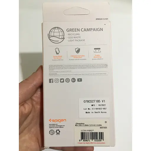 Прозрачный противоударный чехол Spigen Ultra Hybrid Crystal для iPhone 11 (6.1") Clear 076CS27185 - фото 4