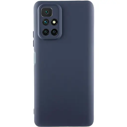 Чохол TPU Getman Liquid Silk Full Camera для Xiaomi Redmi 10 Синій / Midnight Blue