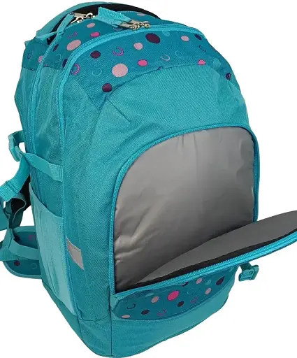 Школьный набор из рюкзака, пенала и сумки для обуви бирюзовый LS sum0028845 - фото 8