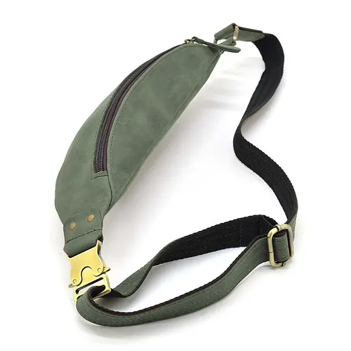 Жіноча шкіряна сумка-бананка Tarwa 31х11х2 см sum0026363 - фото 6