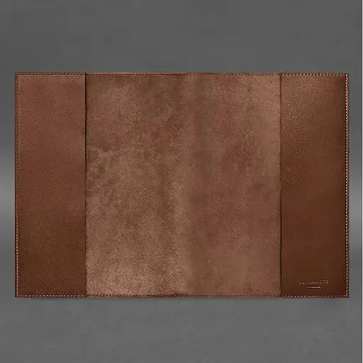 Кожаная обложка BlankNote Standart с картой Украины для нотариального реестра светло-коричневый - фото 3