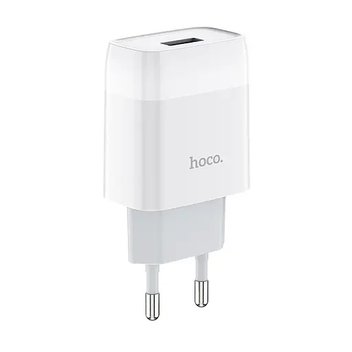 МЗП Hoco C72A Glorious 2.1A (1USB-A) Білий