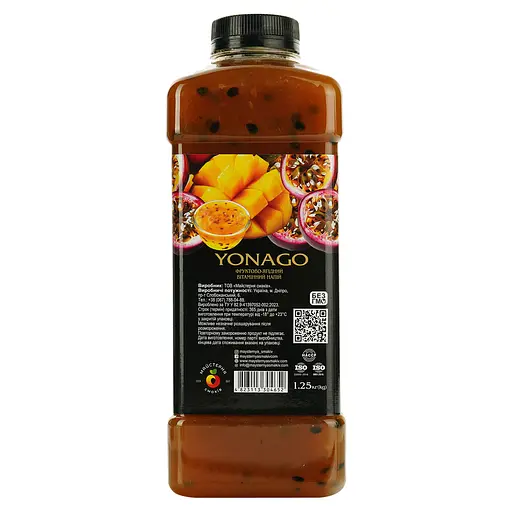 Напиток витаминный концентрированный YONAGO Манго-Маракуйя 1250 г - фото 4