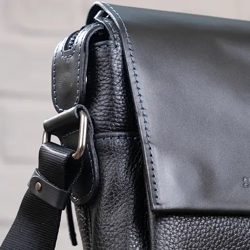 Сумка кожаная мужская SHVIGEL 19х23х6 см sum0012323 - фото 7