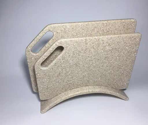 Набір обробних дошок на підставці зі штучного каменю - Яшма - фото 2