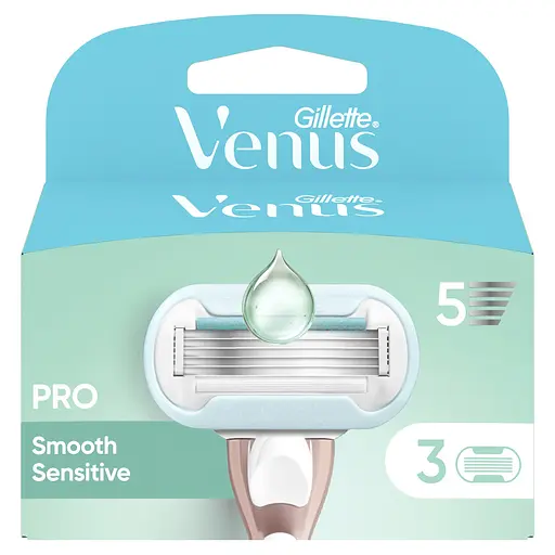 Змінні картриджі для гоління Venus Pro Smooth Sensitive 3 шт. - фото 1