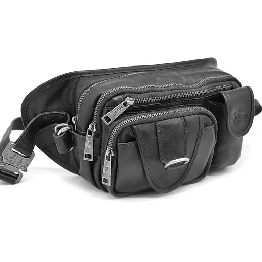 Чоловіча шкіряна сумка на пояс TARWA 25х14х10 см 000296343