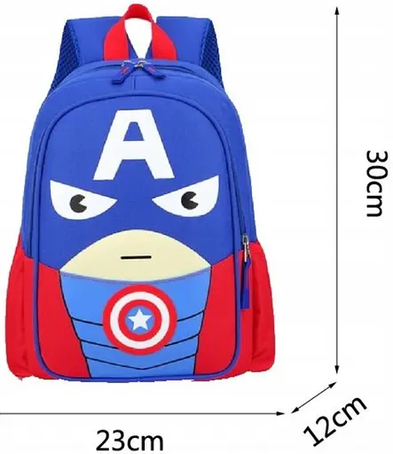 Детский рюкзак для дошкольника Капитан Америка Edibazzar 23х30х12 см sum0025030 - фото 6
