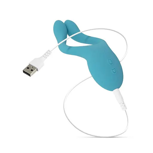 Вібратор Cala Azul Dani Couples 14.7 см блакитний - фото 10