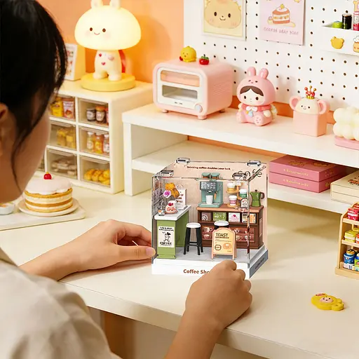 Конструктор-румбокс Mini House серії Інтер'єр Міні - Кав’ярня (8034) - фото 7