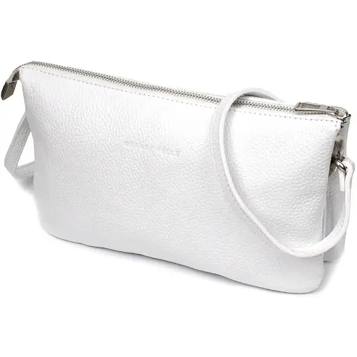 Кожаная женская сумка Grande Pelle 26х15.5х3 см sum0023593 - фото 1