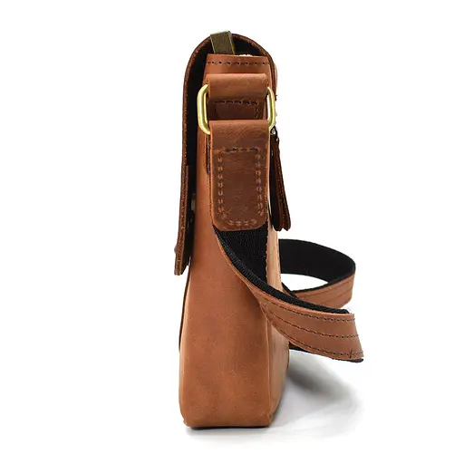 Чоловіча шкіряна сумка через плече LIMARY 22х18х5 см sum0025906 - фото 4