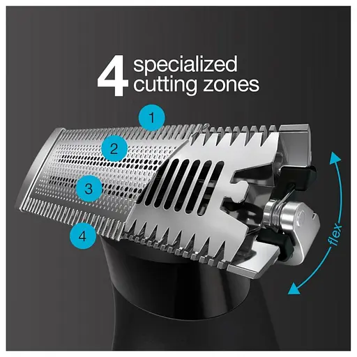 Тример для бороди та вусів/Тример для тіла (бодігромер) Braun Series X XT5100 - фото 10