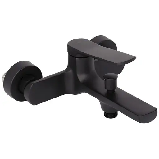 Смеситель для ванны Qtap Slavonice QTSLA259BLM45918 Black Matt - фото 1