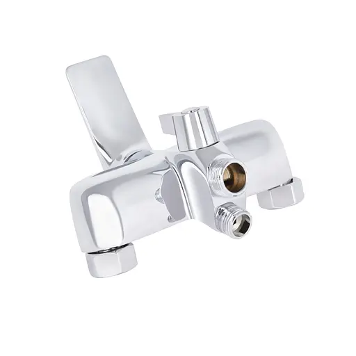 Смеситель для ванны Qtap Vlasta New с длинным поворотным изливом (c душевым гарнитуром) QTVLA260CRM45644 Chrome - фото 3