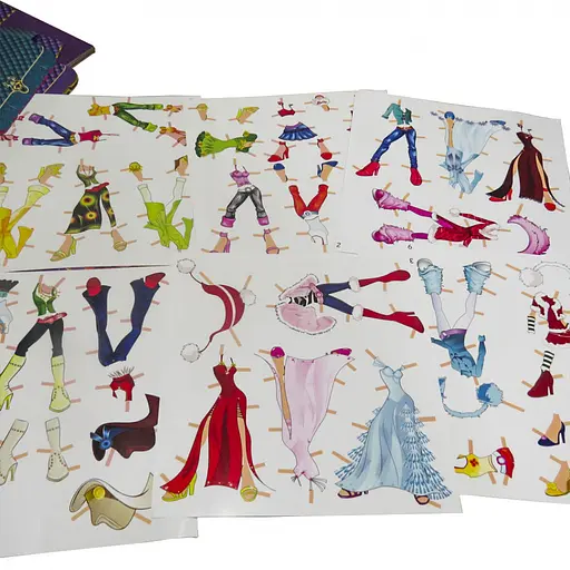 Дитяча настільна гра для дівчаток "Модниця" 0239 укр. мовою - фото 7