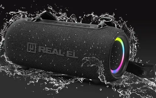 Портативна колонка Real-El RX725 15W Bluetooth TWS, RGB, Black - фото 8