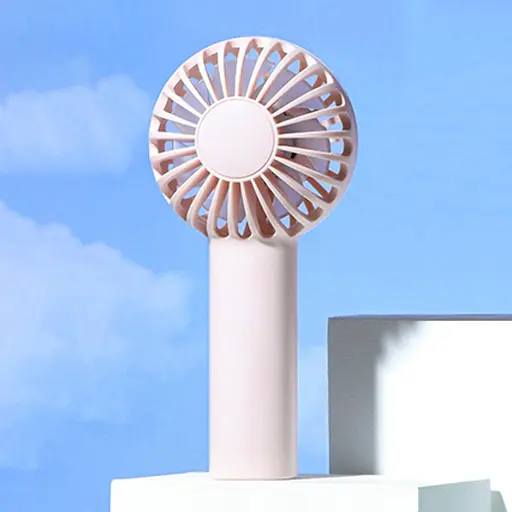 Вентилятор ручной беспроводной GXQC DC03 бежевый - фото 2