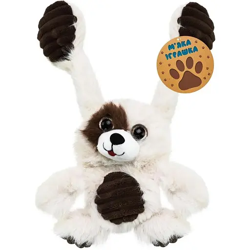 Мягкая игрушка-тянушка Собачка MJ2407 Разноцветный - фото 1