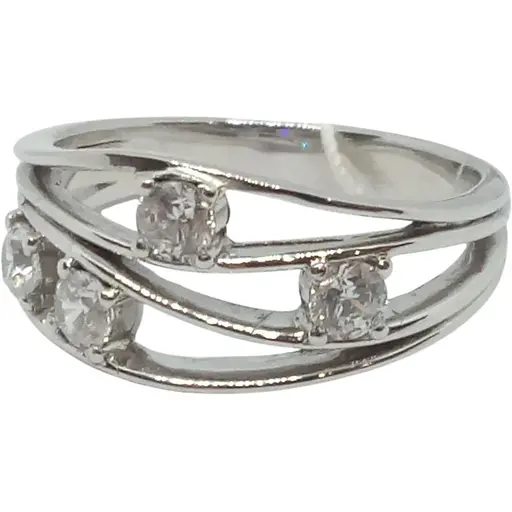 Золотое кольцо Гаразд с фианитами. 3523537 16,5