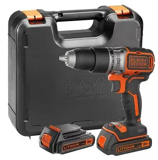 Аккумуляторная дрель-шуруповерт Black+Decker с АКБ и ЗП BL188KB - фото 3