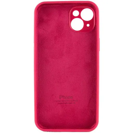 Чехол Epik Silicone Case Full Camera Protective AA для Apple iPhone 15, 6.1 Красный/Rose Red - фото 4