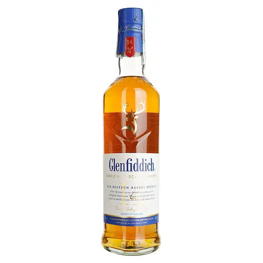 Виски Glenfiddich Bourbon Barrel Reserve 14 Year Old 43% 0.7 л в подарочной упаковке - фото 2