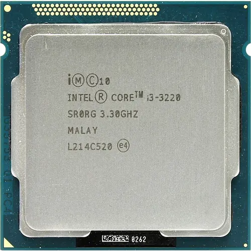 Процессор Intel Core i3 3220 (CM8063701137502) (Socket 1155, 4T, 3.3 ГГц, Tray) Б/у - фото 1