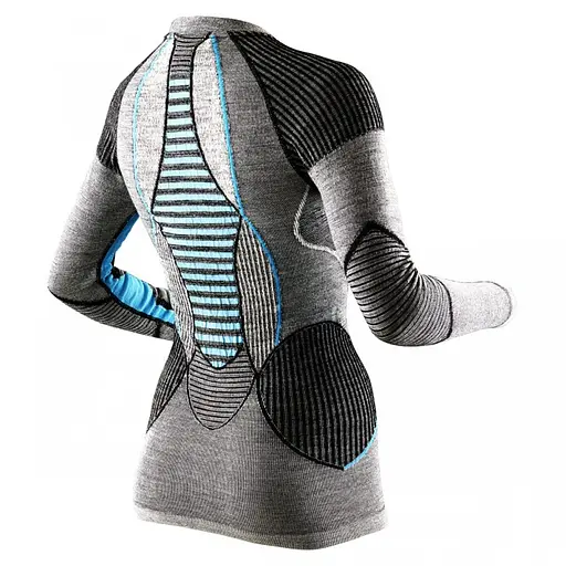 Термокофта X-Bionic Apani® Merino By X-Bionic® Fastflow Lady Shirt XS Сірий (1068-I100467 XS B284) - фото 2