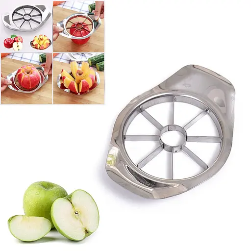 Специальный кухонный нож яблокорезка металлическая для нарезки дольками яблок, Kitchen Master 83632 - фото 2