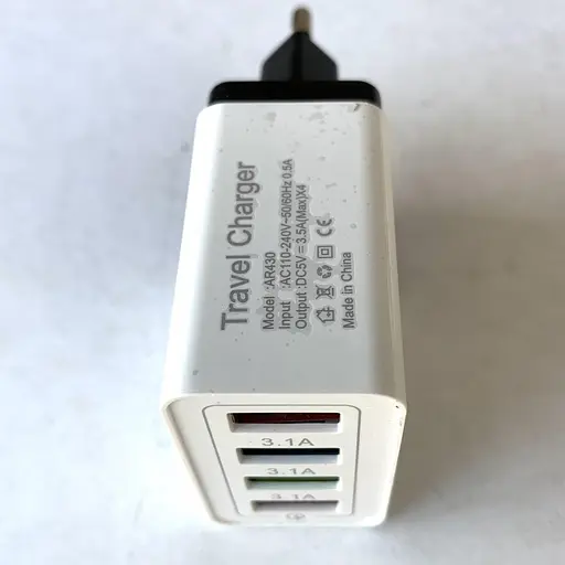 Зарядний пристрій 4 usb порту AR-430 блок живлення - фото 5