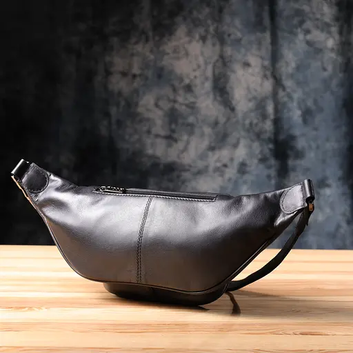 Цікава чоловіча сумка на пояс із гладкої натуральної шкіри TONY PEROTTI 42х12х6 см sum0028955 - фото 10