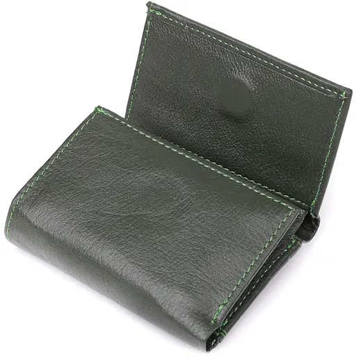 Женский миниатюрный кошелек из натуральной кожи ST Leather 9.5х7.5х2 см acs0029691 - фото 5