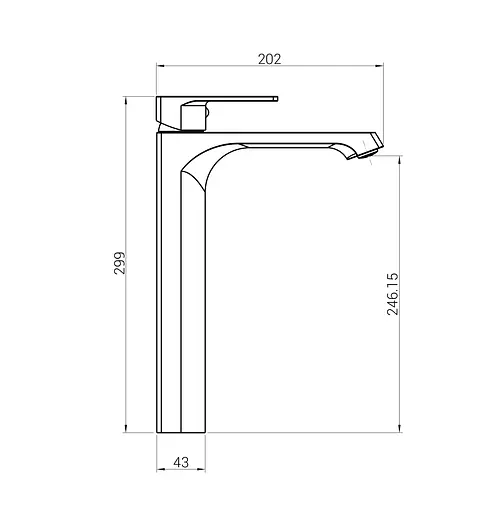 Смеситель для умывальника Domino Dionis DDD-0201 Хром - фото 8