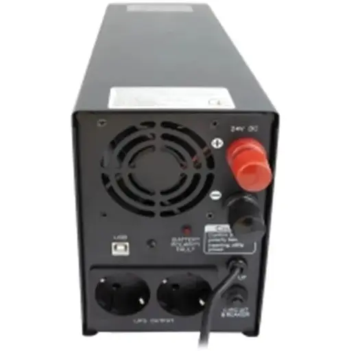 Джерело безперебійного живлення Powercom INF-1500, Lin.int., AVR, 2 х евро, USB, металл (00210203) - фото 4