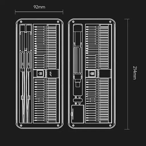 Викрутка з комплектом біт JimiHome Screwdriver Set (JM-GNT80) [99755] - фото 6